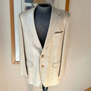 VTG Thos. Stuart 100% Silk Two button Blazer Jacket (Thomas)